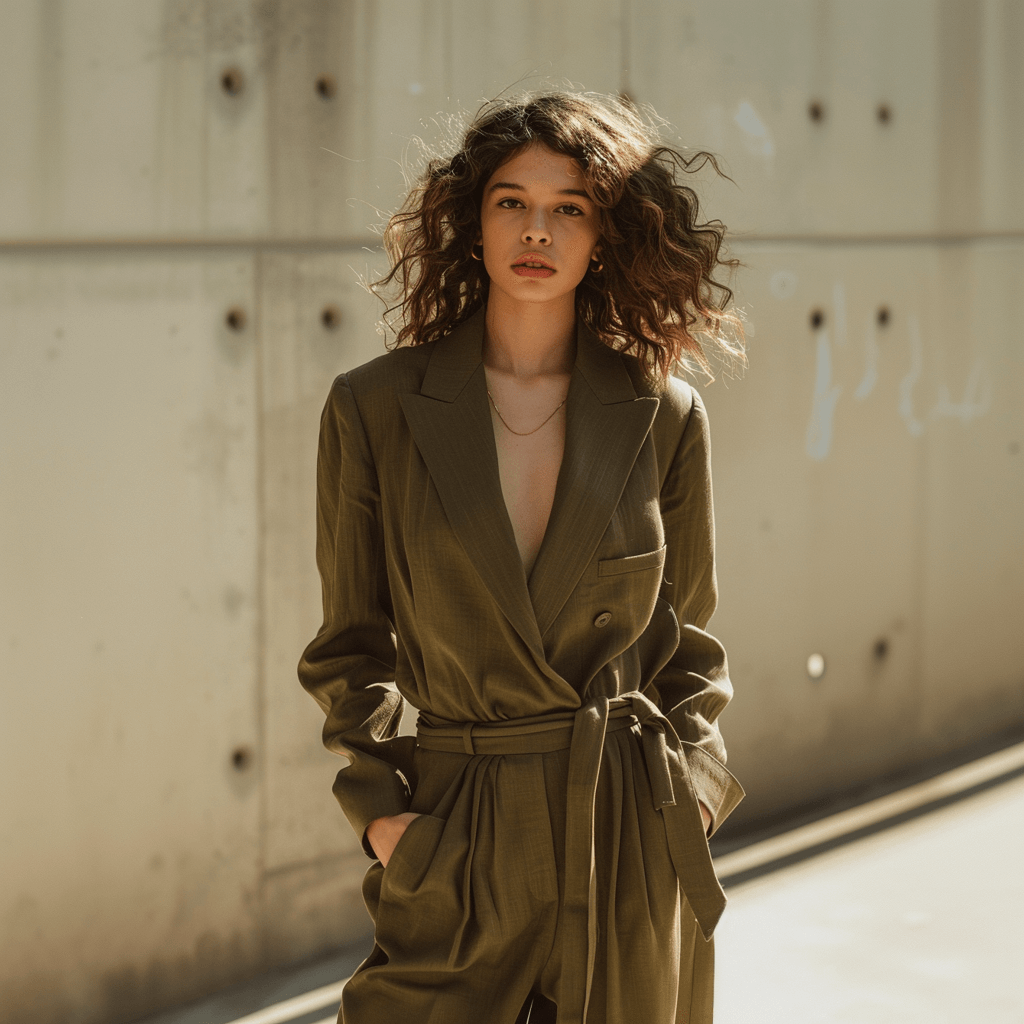 Modern khaki wardrobe essentials